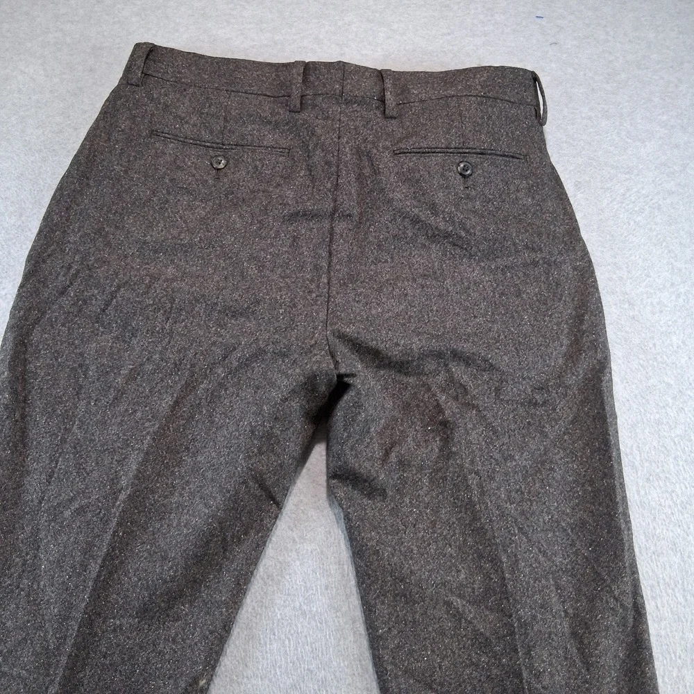 Banana Republic Tapered Fit Dress Pants Mens 33x30 Charcoal Wool Blend 512797-00